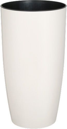 Кашпо Алеана Альфа круглый 2л белая роза 