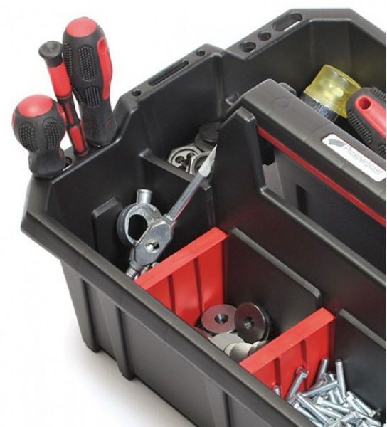 Лоток для ручного инструмента для мелких деталей Prosperplast CARGO PLUS (395x295x190) с распределителями NNO400P 