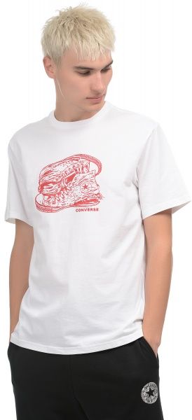 Футболка Converse ILLUSTRATION SNEAKER ART TEE 10018242-102 L білий