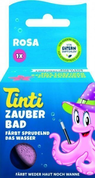 Чарівна бомбочка для ванни Tinti рожева 
