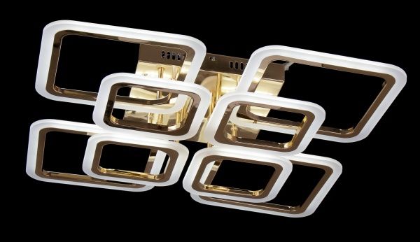 Люстра світлодіодна Victoria Lighting Rhombus/PL8 gold 8x192 Вт золото Rhombus/PL8 gold 