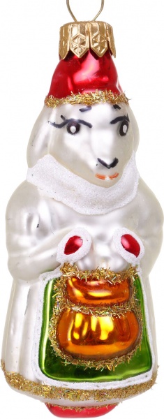 Декорация новогодняя Формовая игрушка в ассортименте 7 см 