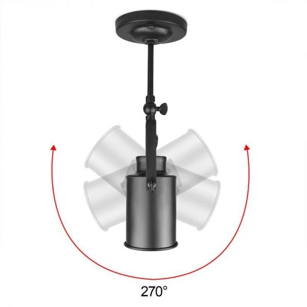 Спот Геотон Арт-1 1x60 Вт E27 черный 48838
