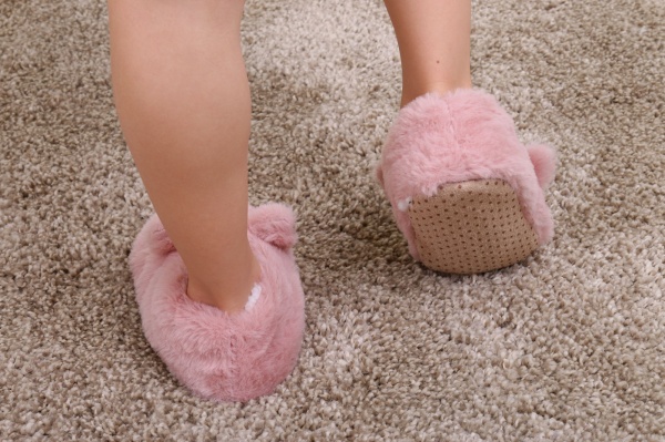 Капці дитячі для дівчинки Maxwin KIDS Звірята Ведмедик р.35-36 рожевий 