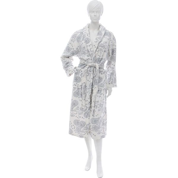 Халат женский La Nuit Plume белый L + обувь