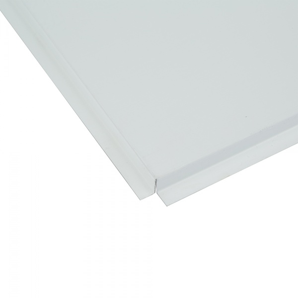 Плита підвісної стелі КЗС Tegular біла RAL 9003 600х600х0,4 мм 