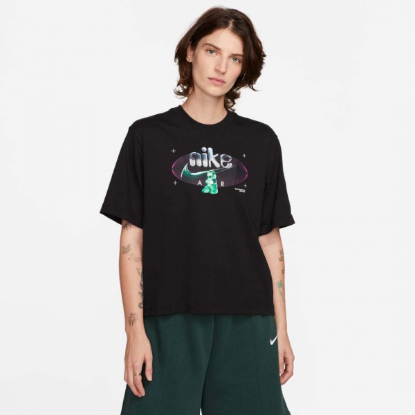 Футболка Nike W NSW TEE OC 2 SS BOXY DX7926-010 р.L чорний