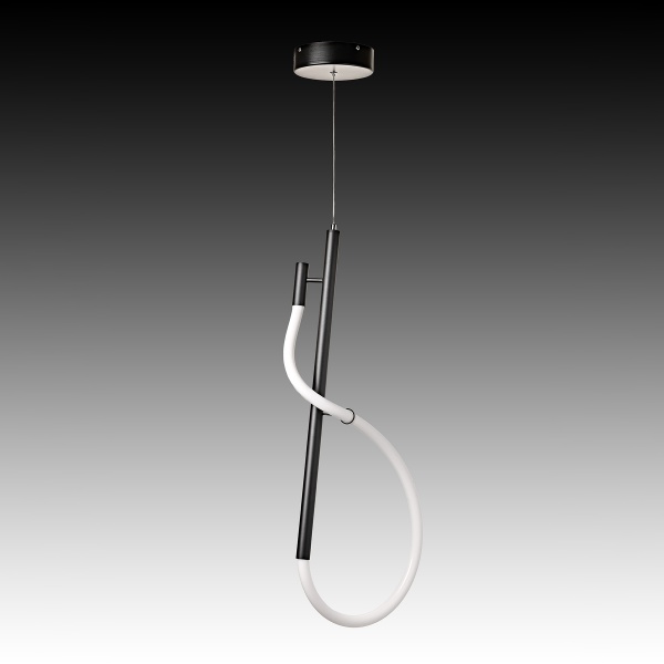 Світильник світлодіодний Berger 1x22 Вт чорний 7007-PL-22 Black 