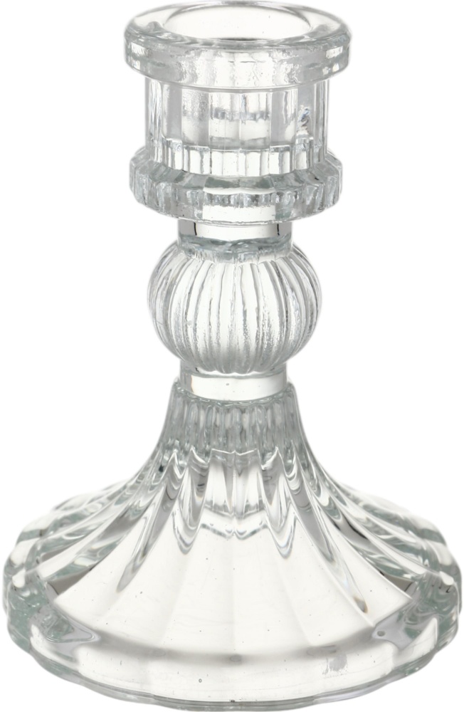 Подсвечник стеклянный прозрачный 8х10 см Sensio