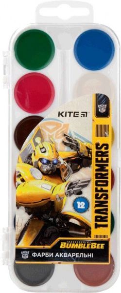 Краски акварельные Transformers 12 кольорів TF19-061 KITE
