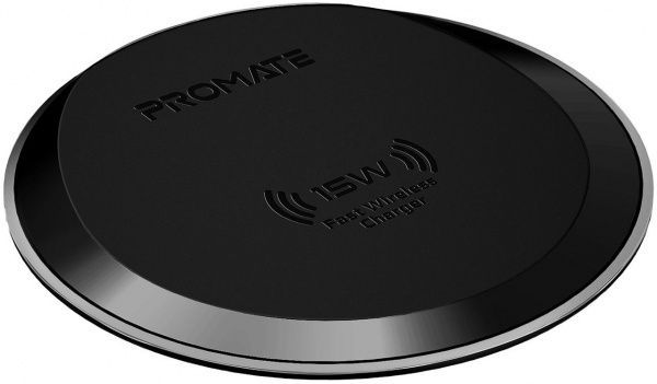 Бездротовий зарядний пристрій Promate AuraPad-15W Black
