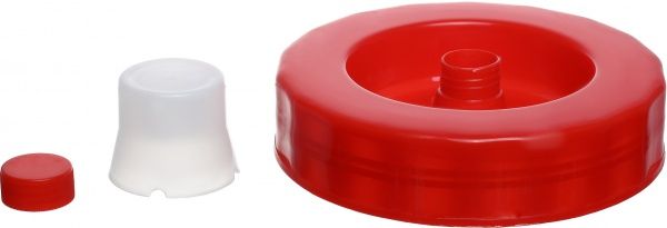 Бутель скляний із кришкою 25 л GL-70/25