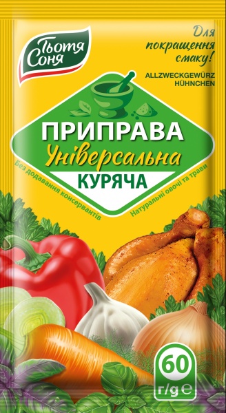 Приправа универсальная куриная 60 г Тьотя Соня 