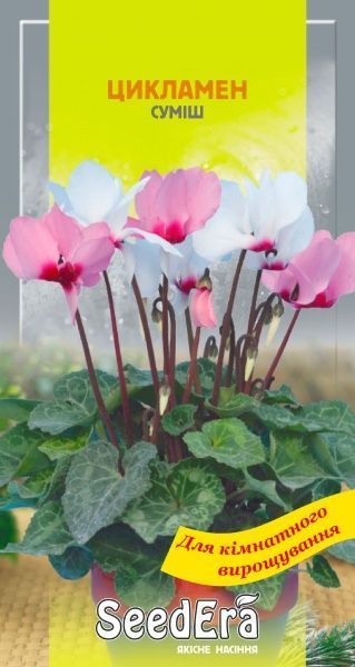 Насіння Seedera цикламен персидский суміш кімнатні