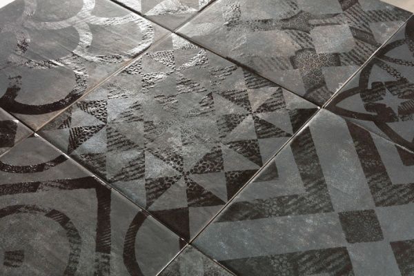 Плитка TAU Ceramica Terracina Black Decor 22,3x22,3 