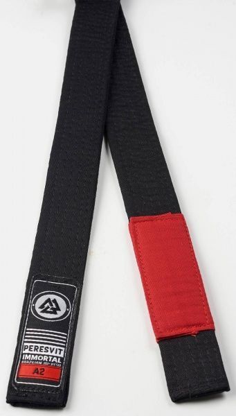 Пояс для джіу-джитсу Peresvit Immortal BJJ Gi Belt 501252-100 А2 чорний