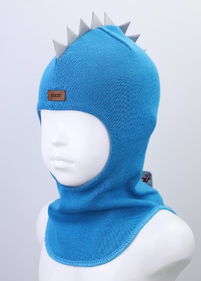 Шапка для мальчика Beezy Дино р.47-49 бирюзовый 1715 