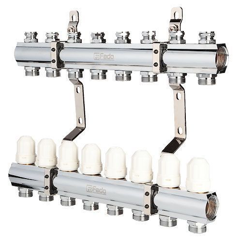 Коллектор FADO S.r.l с запорными клапанами 1