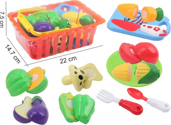 Ігровий набір Luna Kids Овочі 13 шт OTG0921205