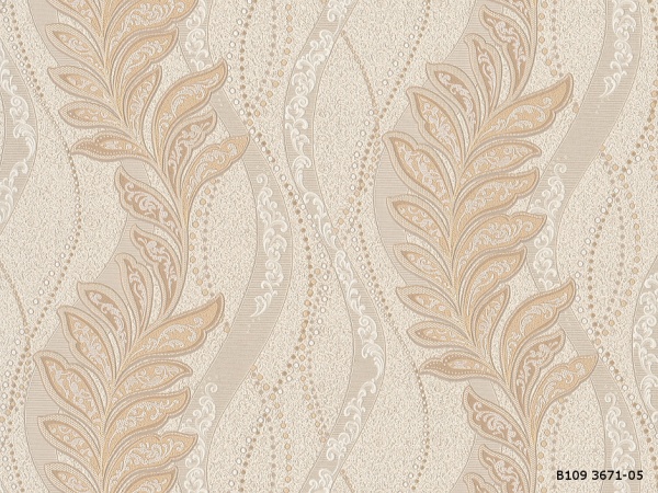 Обои виниловые на флизелиновой основе Славянские обои V.I.P Class Гера 3671-05 1,06x10,05 м 