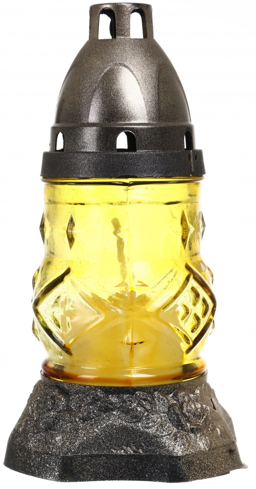 Лампада скляна з кришкою 17,5x8 см в асортименті (1780000)