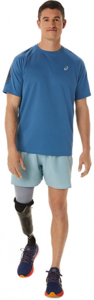 Футболка Asics ICON SS TOP 2011B055-408 р.S блакитний