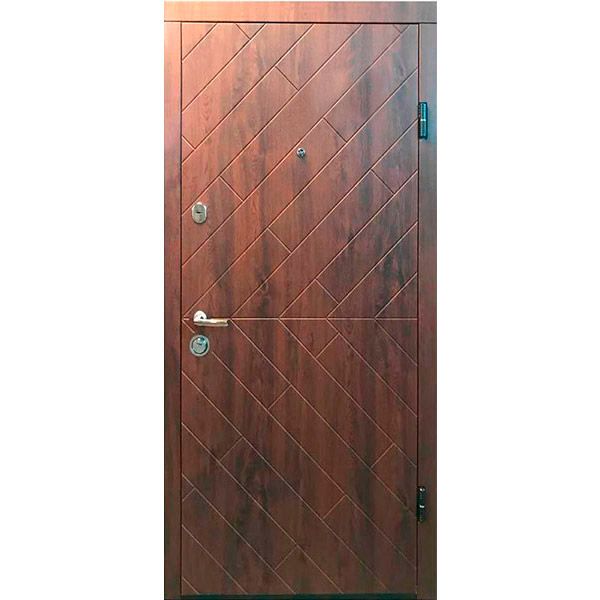 Двері вхідні Міністерство дверей КС-234 (вулиця) дуб темний 2050х860мм праві