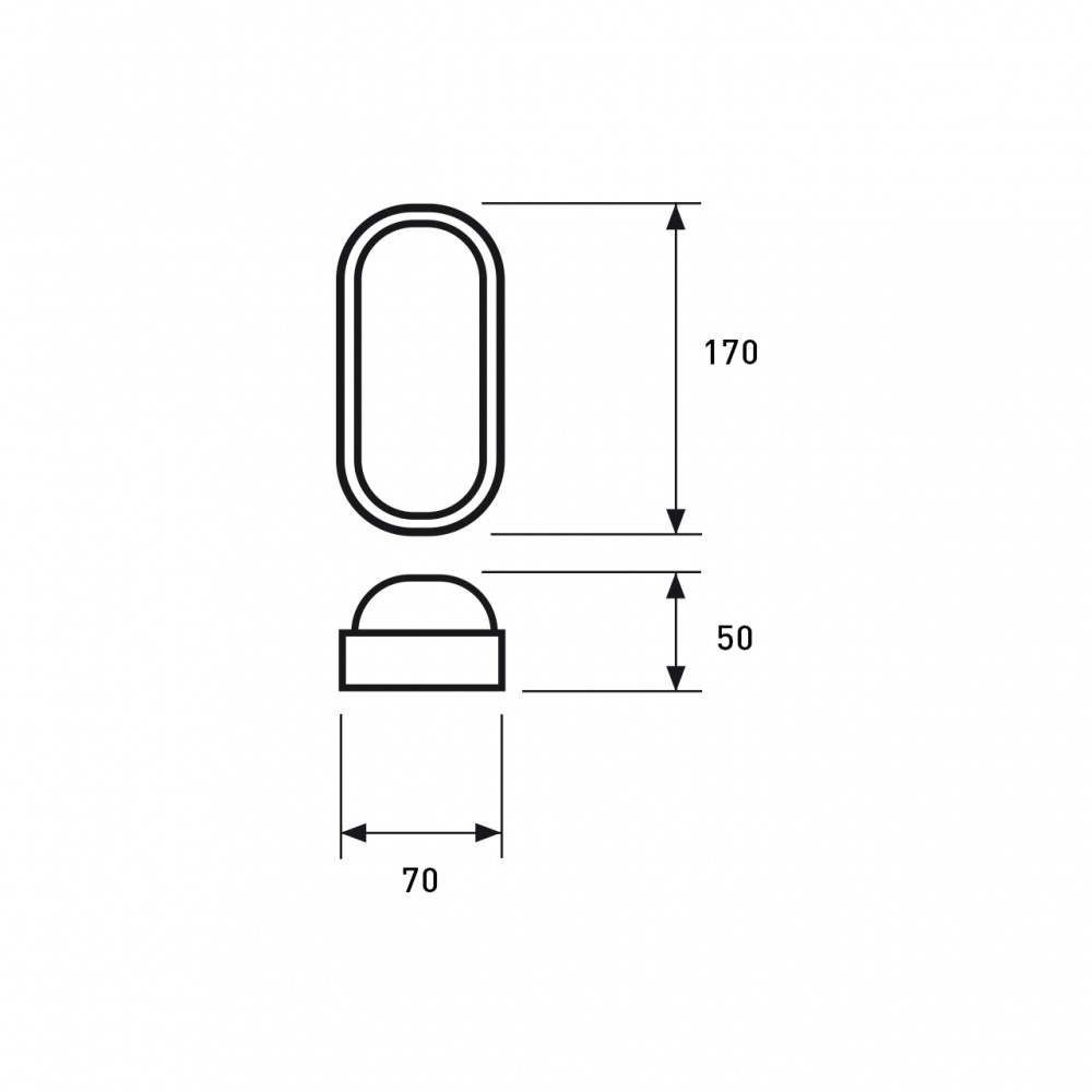 Светильник административный LED Eurolamp 12 Вт 5000 K IP65 LED-NLS-12/50(sensor)(G10)