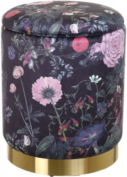 Сундук-пуф Francois 36х36х44 см черный 