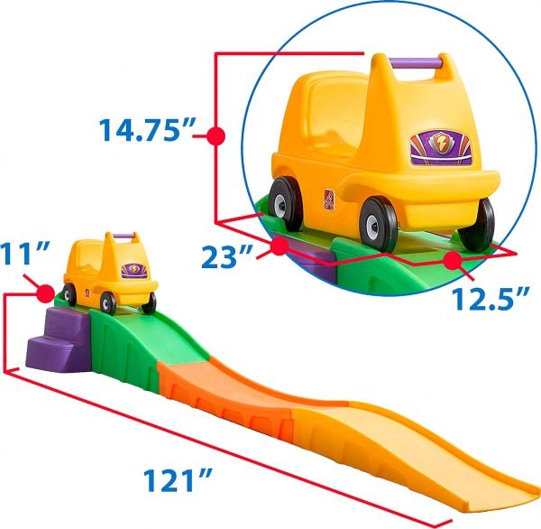 Игровой набор Step 2 Детская горка с машинкой 733538711406