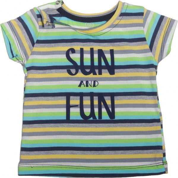 Комплект Фламінго для хлопчиків темно-синій/смужка р.68 508-129 