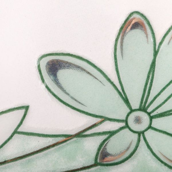 Плитка Лілія зелений фриз 02 5,6x20 