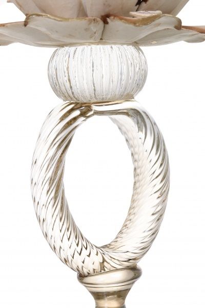 Подсвечник Pigna Fume 19х19х25 CD2270/FM White cristal