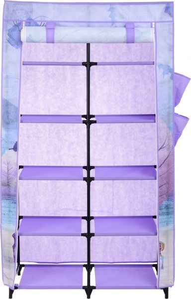 Тканинна шафа Dreamland 1560х870х460 мм фіолетовий 