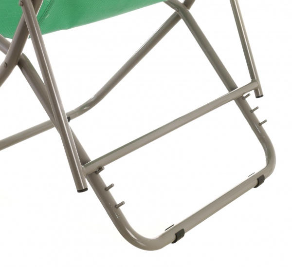 Кресло-шезлонг UBC Group раскладной светло-зеленый 52x107 см 