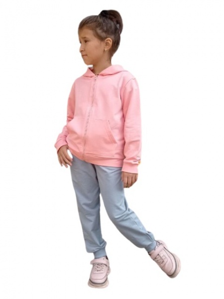 Спортивний костюм Bibo р.152 персиковий із сірим 9601 