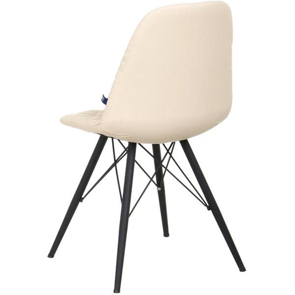 Стілець обідній Nowy Styl Liya 4LX Black (Box-2) (CH) ECO-07 чорний/молочний