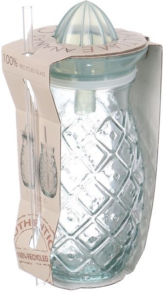 Стакан с соломинкой і соковижималкою TIKI 700 мл XR2360_1.01 700 мл 3 шт. San Miguel 
