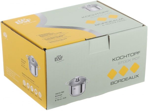 Кастрюля с крышкой Bordeaux 2 л 74013-160-0 BSF