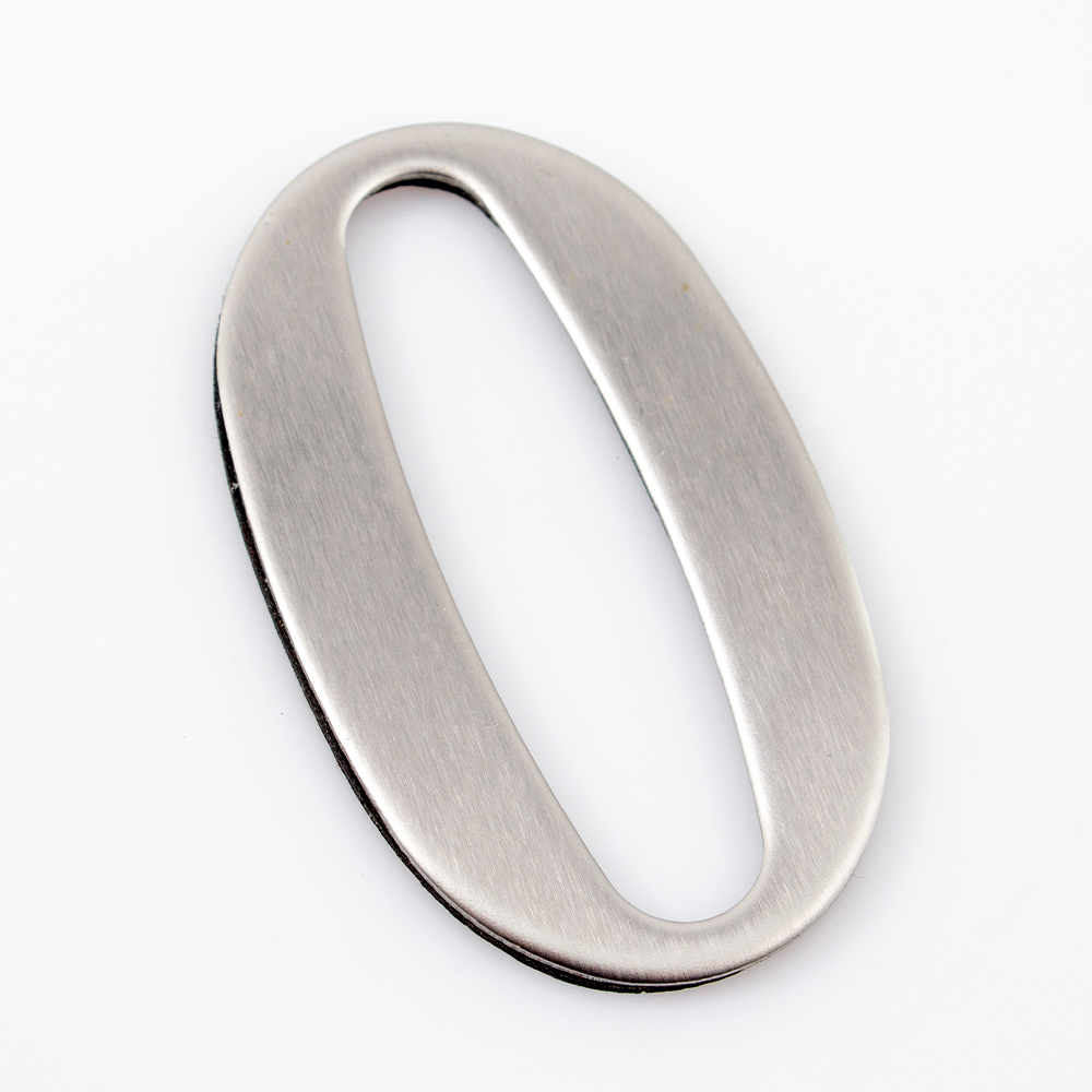 Цифра №0 нержавіюча сталь нікель 61 мм Arino 67707