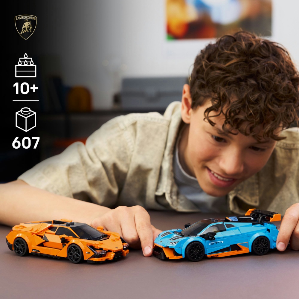 Конструктор LEGO Speed Champions Lamborghini Revuelto и Huracán STO 77238