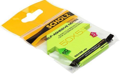 Бумага для заметок 8073 Стрела 69х65 мм 50 листов SCHOLZ