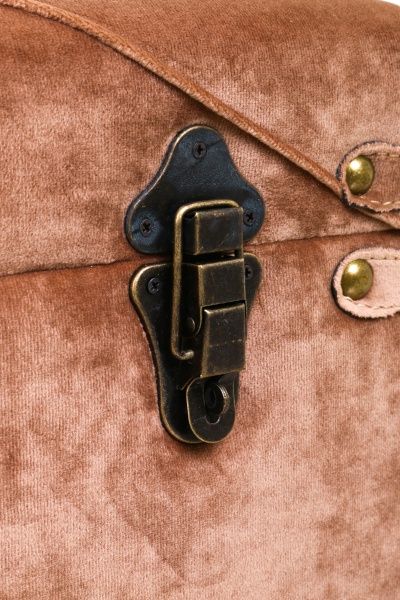 Скриня-пуф Art&Crafts Велюр 57х30х29 см горіховий 