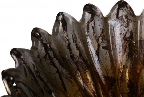 Фруктовница коричневая стеклянная Royal 32 см Antonio Tammaro