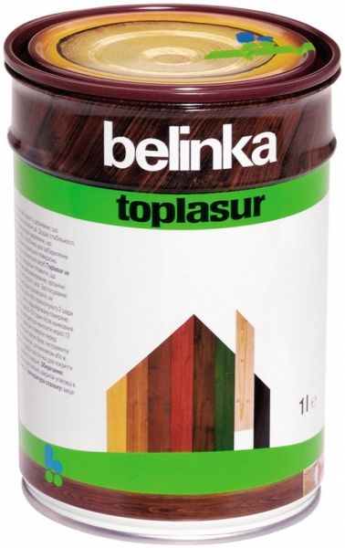 Краска-лазурь Belinka Toplasur 24 палисандр полуглянец 1 л