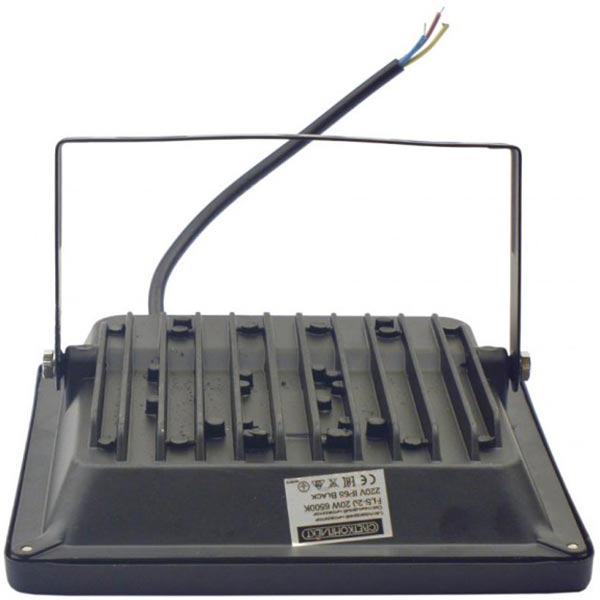 Прожектор світлодіодний Світлокомплект FLS-20 20 Вт 6500K чорний