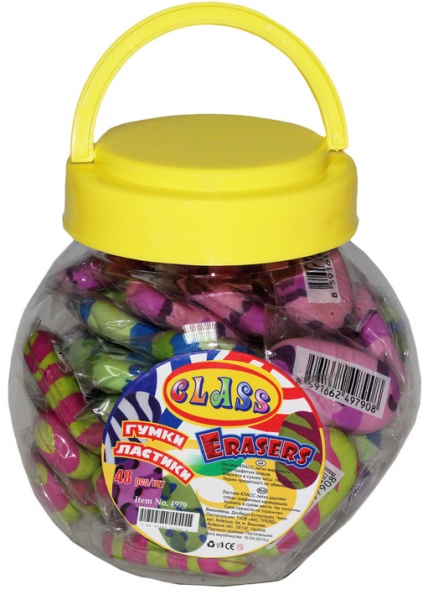 Гумка Stripes-2 в асортименті 4979 CLASS