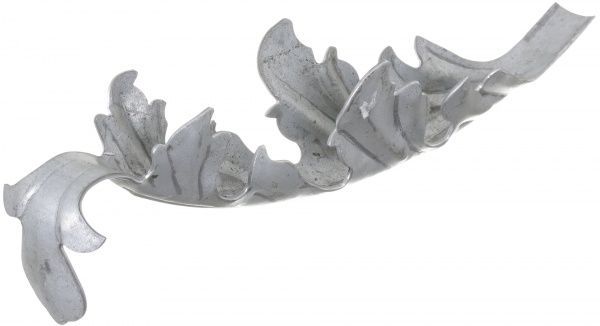 Декоративний елемент Гілка 280х50 мм срібляста
