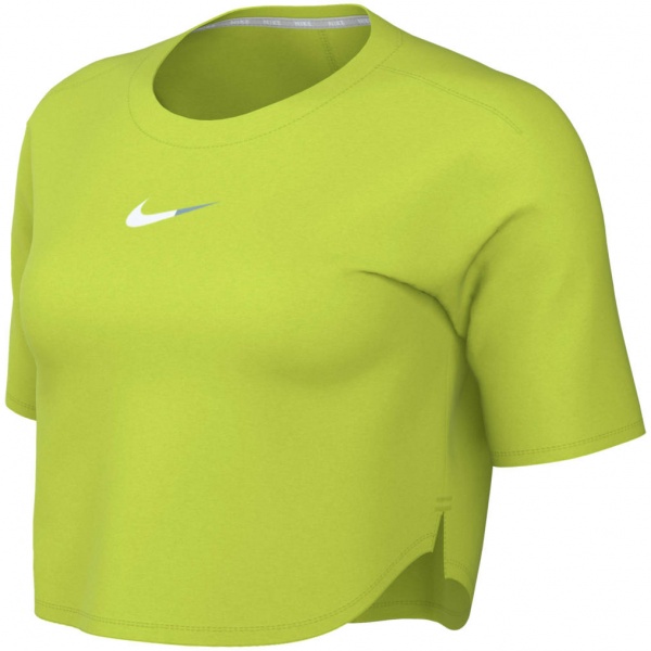 Футболка Nike W NK ONE DF CLRK STD SS CRP TP DM7363-321 р.L жовтий