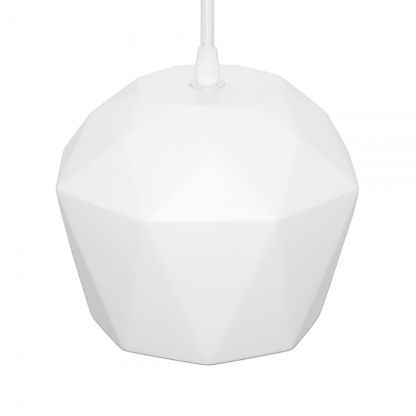 Світильник підвісний Luminaria 1x60 Вт E27 білий DENVER P2205 WH 